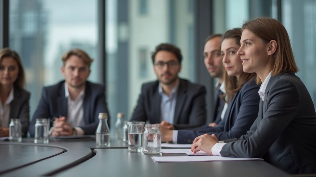 Сотрудник участвует в корпоративном тренинге и профессиональном обучении