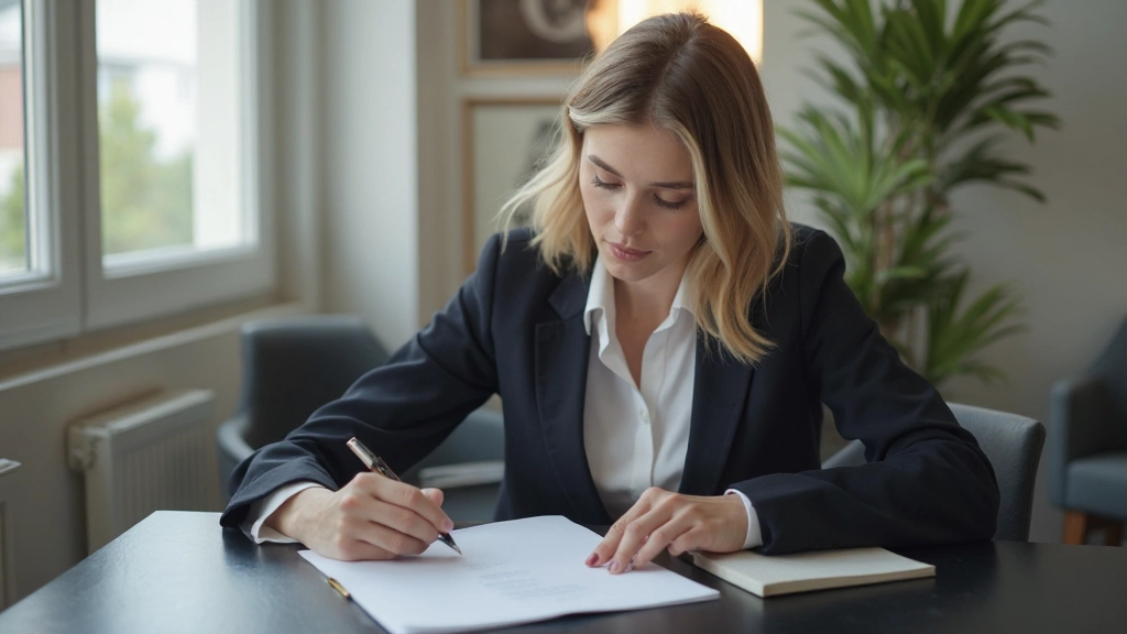 Соискатель готовится к интервью с резюме и заметками