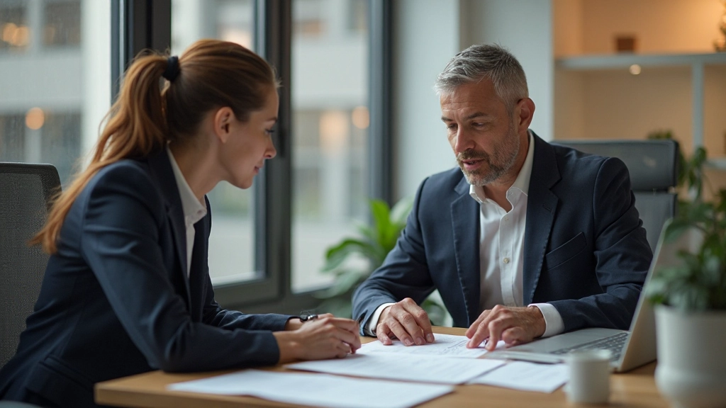 Профессионалы обсуждают результаты обучения и планы развития карьеры в офисе